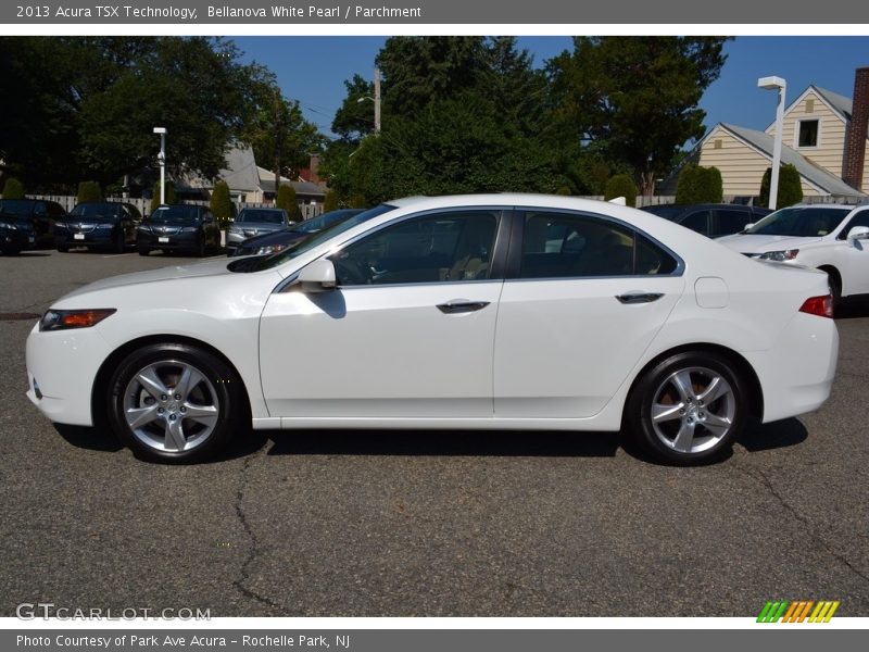 Bellanova White Pearl / Parchment 2013 Acura TSX Technology