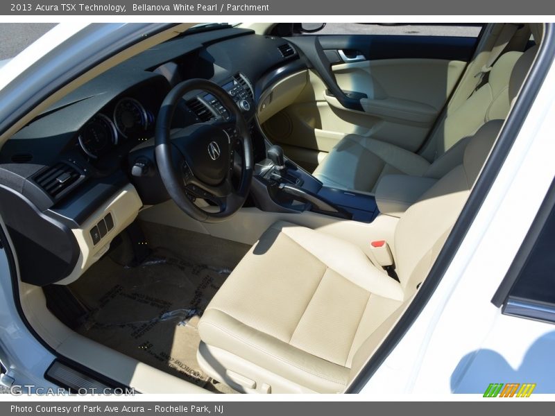 Bellanova White Pearl / Parchment 2013 Acura TSX Technology