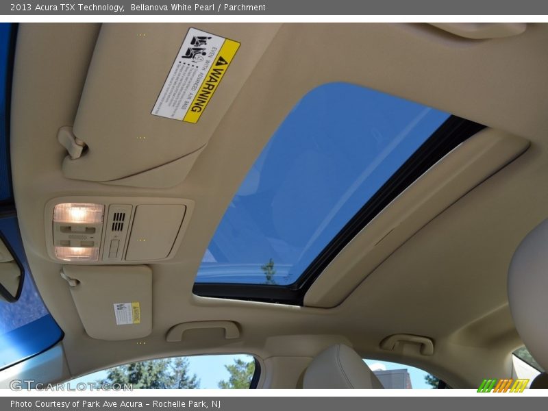 Bellanova White Pearl / Parchment 2013 Acura TSX Technology