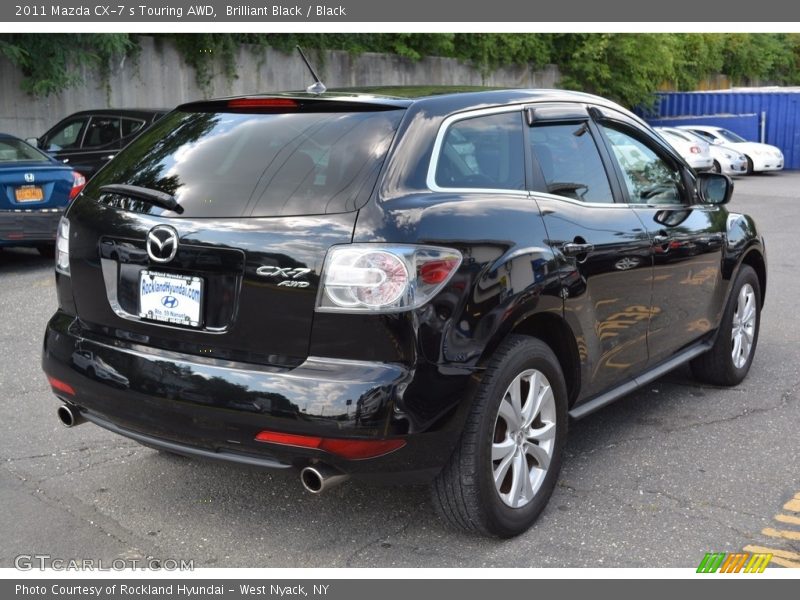 Brilliant Black / Black 2011 Mazda CX-7 s Touring AWD