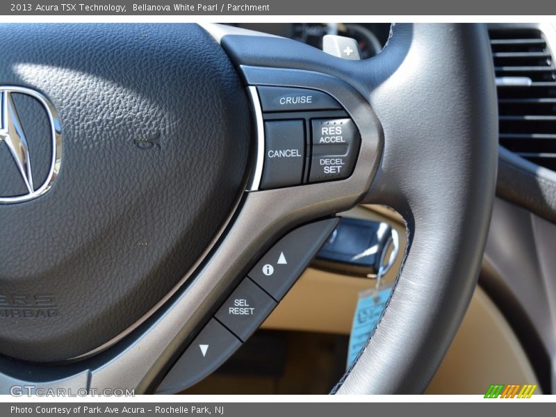 Bellanova White Pearl / Parchment 2013 Acura TSX Technology