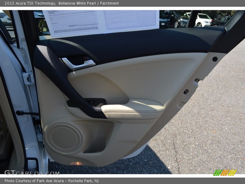 Bellanova White Pearl / Parchment 2013 Acura TSX Technology