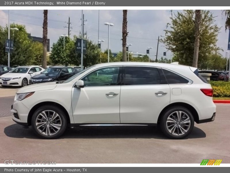 White Diamond Pearl / Ebony 2017 Acura MDX Technology