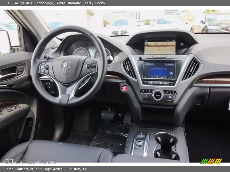 White Diamond Pearl / Ebony 2017 Acura MDX Technology