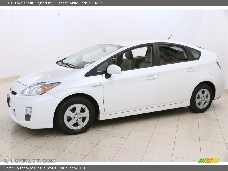 Blizzard White Pearl / Bisque 2010 Toyota Prius Hybrid IV