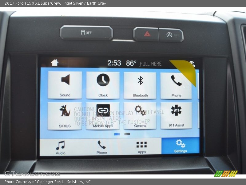 Ingot Silver / Earth Gray 2017 Ford F150 XL SuperCrew