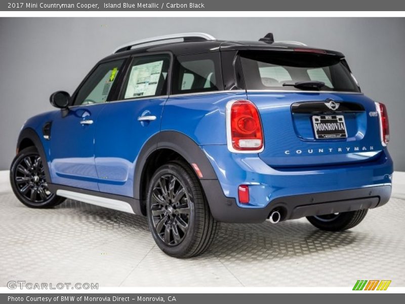 Island Blue Metallic / Carbon Black 2017 Mini Countryman Cooper