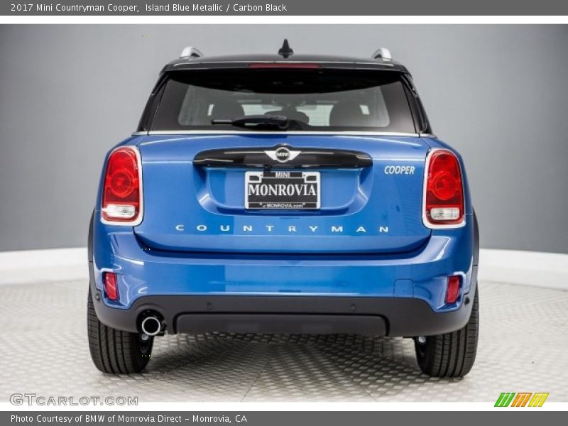 Island Blue Metallic / Carbon Black 2017 Mini Countryman Cooper