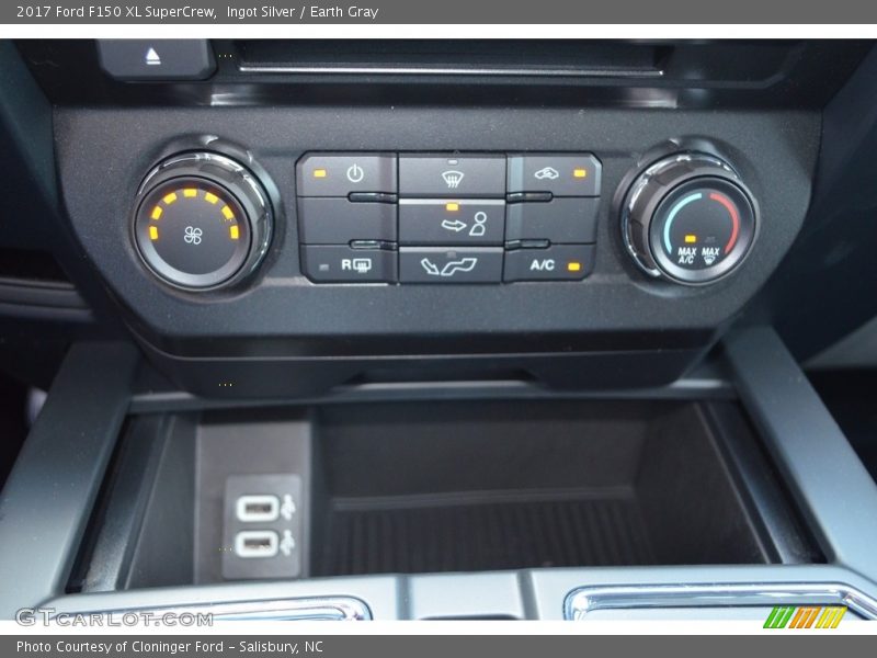 Ingot Silver / Earth Gray 2017 Ford F150 XL SuperCrew