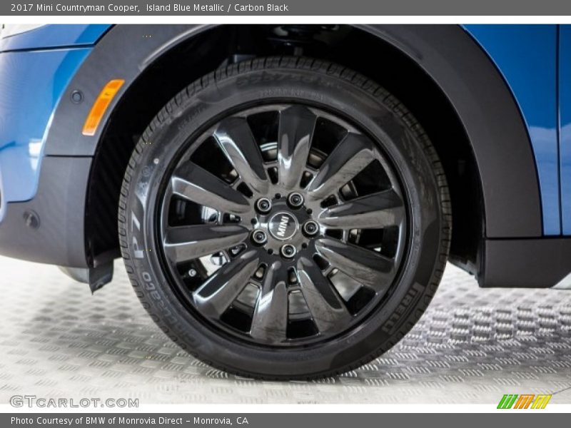 Island Blue Metallic / Carbon Black 2017 Mini Countryman Cooper