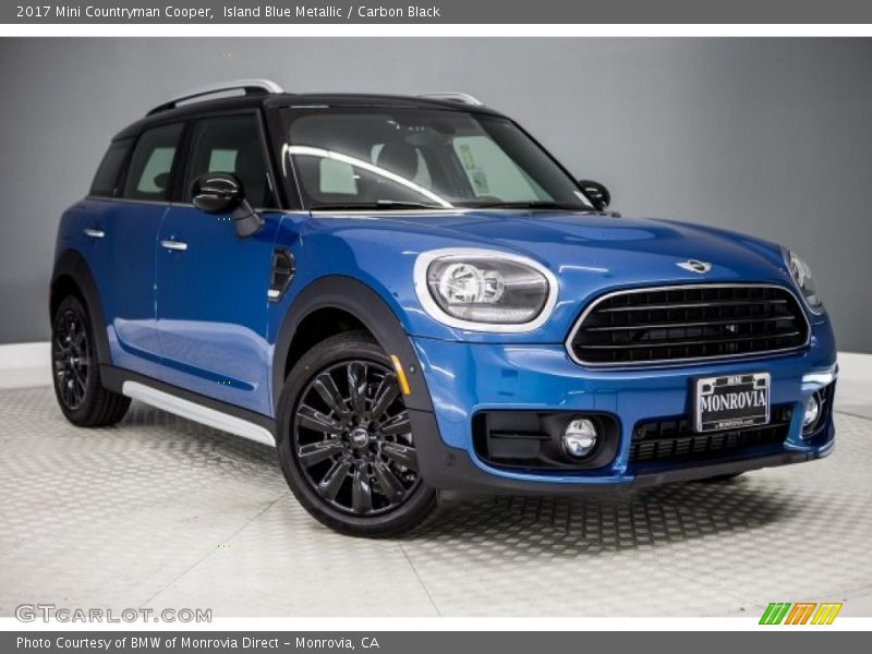 Island Blue Metallic / Carbon Black 2017 Mini Countryman Cooper