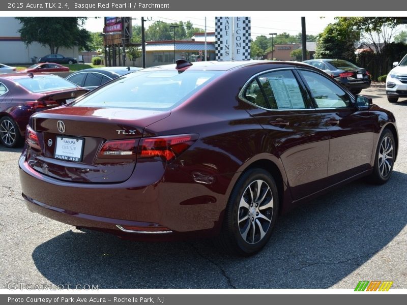 Basque Red Pearl II / Parchment 2015 Acura TLX 2.4