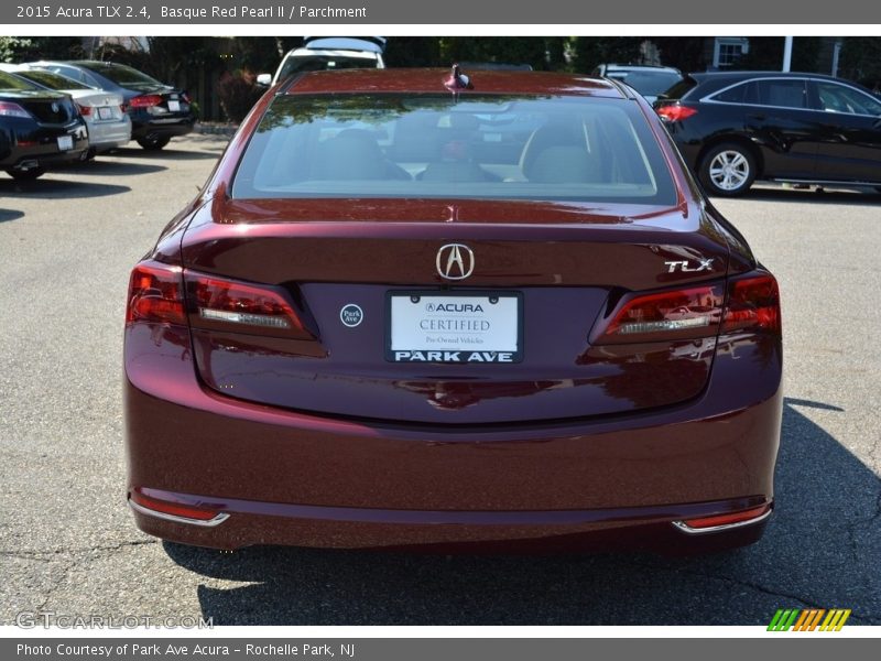 Basque Red Pearl II / Parchment 2015 Acura TLX 2.4