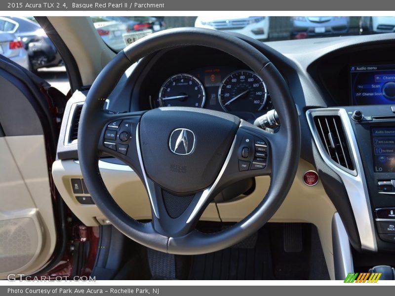 Basque Red Pearl II / Parchment 2015 Acura TLX 2.4