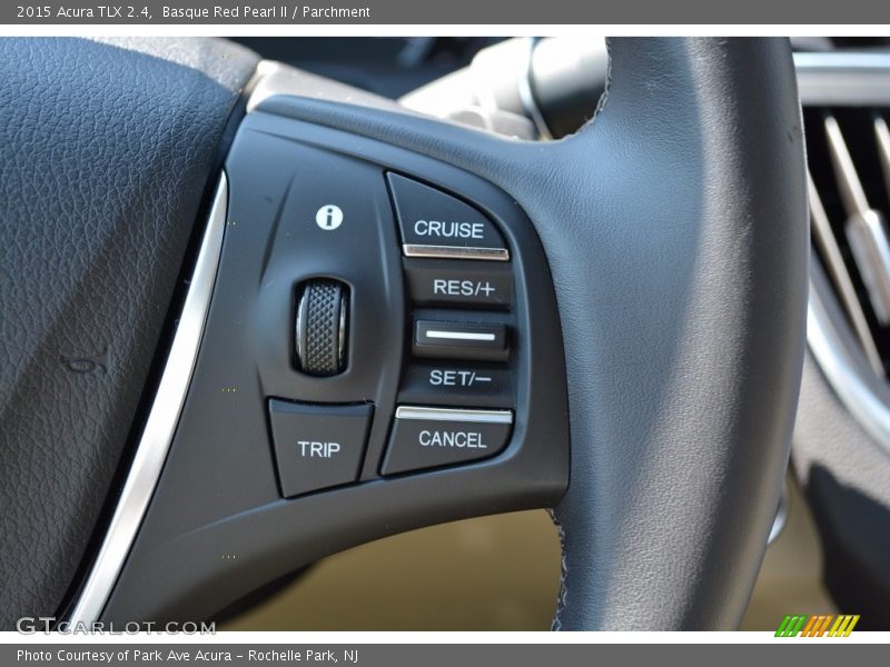 Basque Red Pearl II / Parchment 2015 Acura TLX 2.4