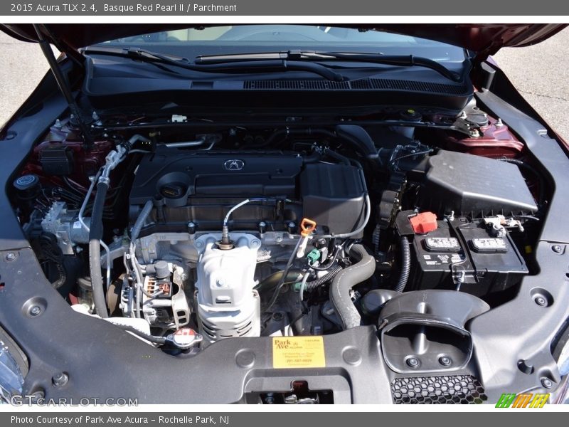 Basque Red Pearl II / Parchment 2015 Acura TLX 2.4