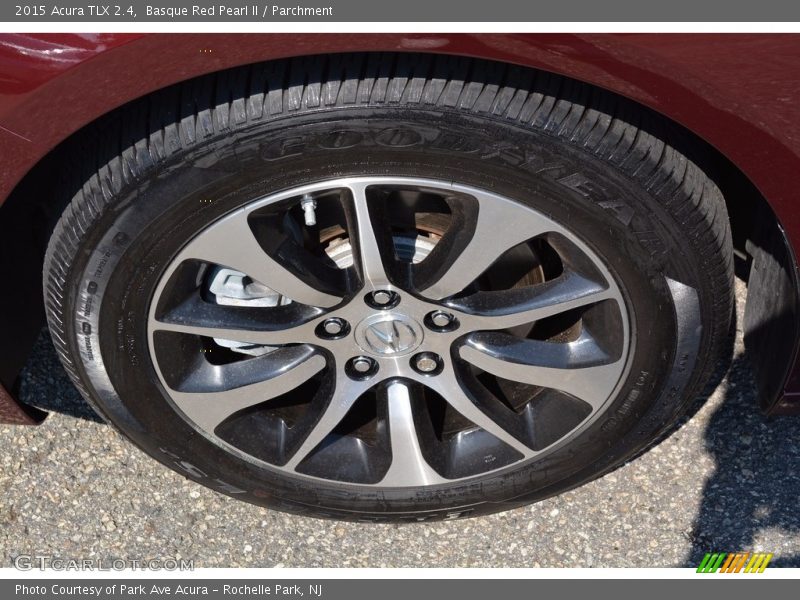 Basque Red Pearl II / Parchment 2015 Acura TLX 2.4