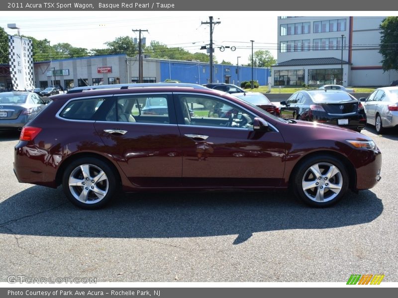 Basque Red Pearl / Taupe 2011 Acura TSX Sport Wagon