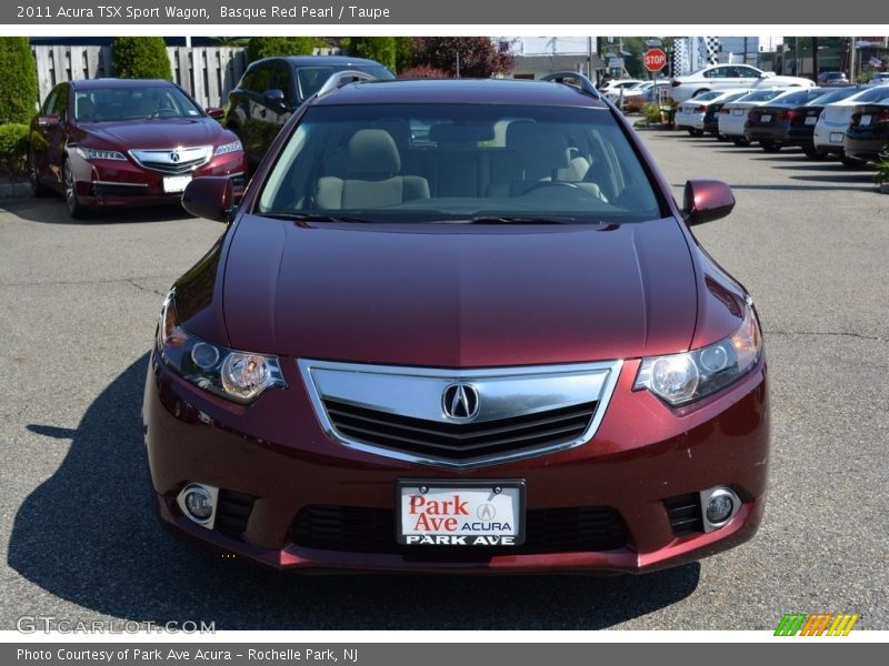 Basque Red Pearl / Taupe 2011 Acura TSX Sport Wagon