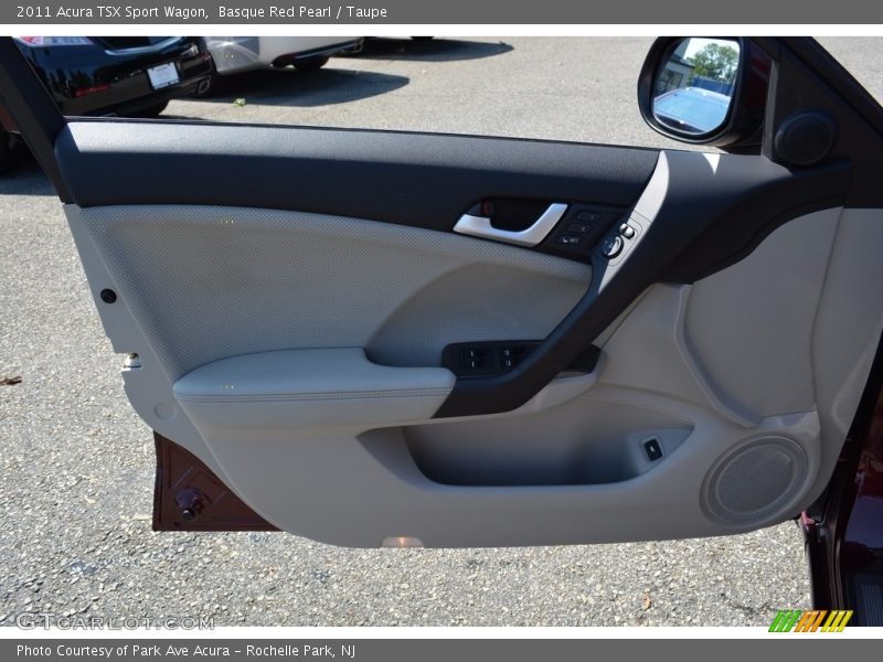 Basque Red Pearl / Taupe 2011 Acura TSX Sport Wagon