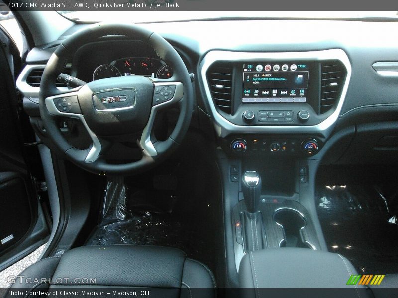 Quicksilver Metallic / Jet Black 2017 GMC Acadia SLT AWD