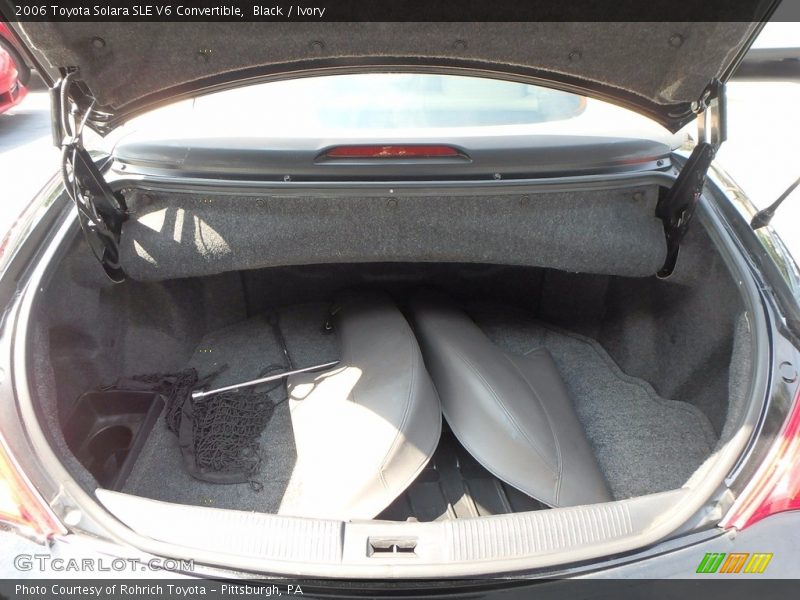 Black / Ivory 2006 Toyota Solara SLE V6 Convertible