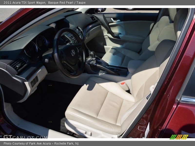 Basque Red Pearl / Taupe 2011 Acura TSX Sport Wagon