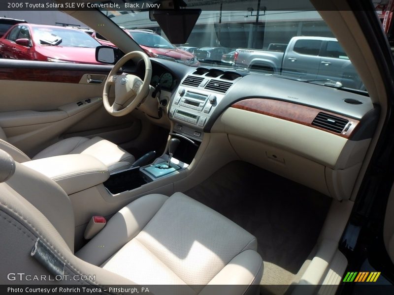 Black / Ivory 2006 Toyota Solara SLE V6 Convertible