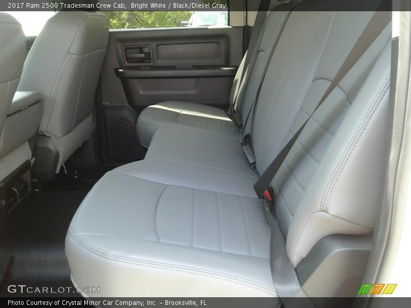 Bright White / Black/Diesel Gray 2017 Ram 2500 Tradesman Crew Cab