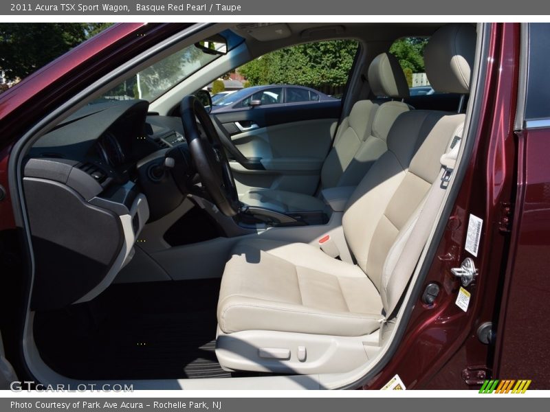 Basque Red Pearl / Taupe 2011 Acura TSX Sport Wagon