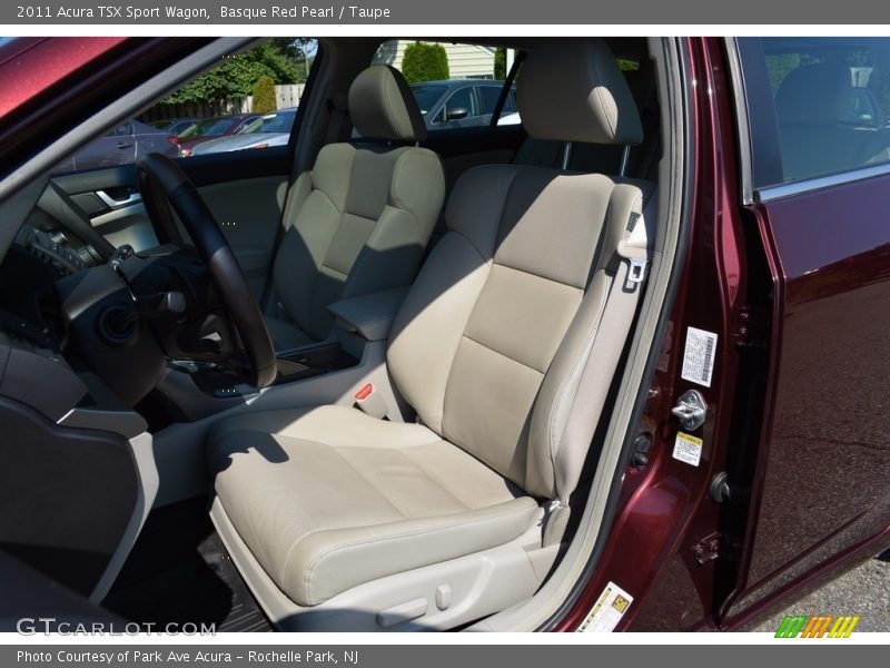Basque Red Pearl / Taupe 2011 Acura TSX Sport Wagon