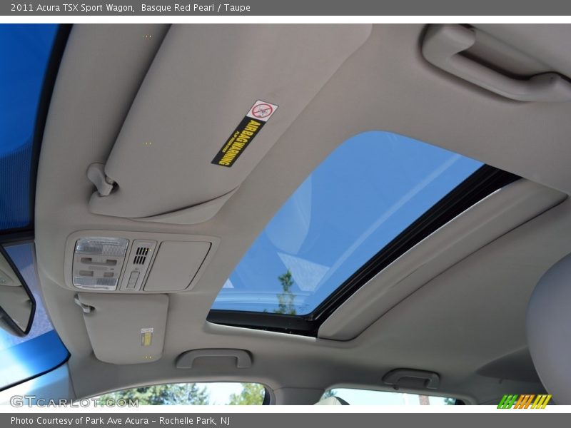 Basque Red Pearl / Taupe 2011 Acura TSX Sport Wagon