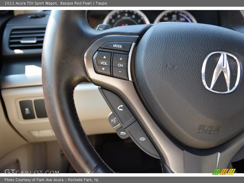 Basque Red Pearl / Taupe 2011 Acura TSX Sport Wagon