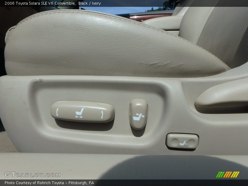 Black / Ivory 2006 Toyota Solara SLE V6 Convertible