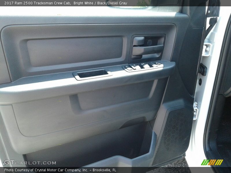 Bright White / Black/Diesel Gray 2017 Ram 2500 Tradesman Crew Cab