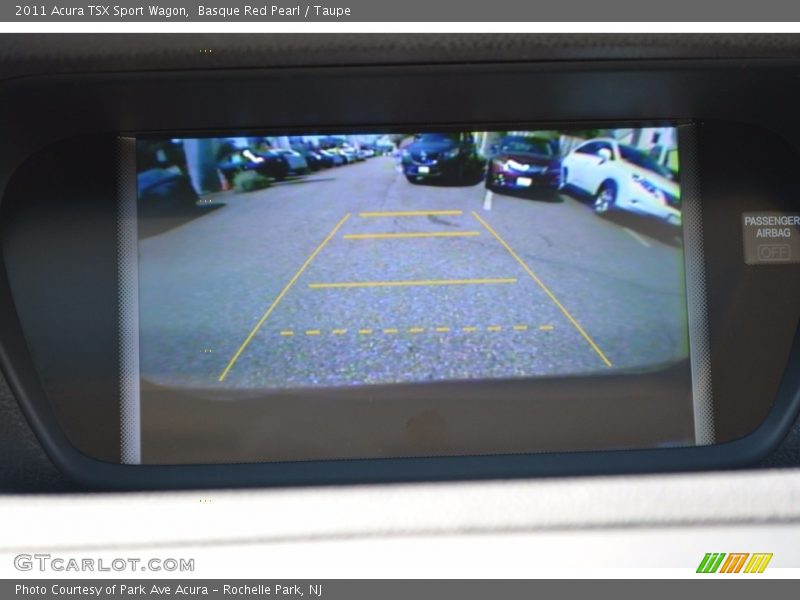 Basque Red Pearl / Taupe 2011 Acura TSX Sport Wagon