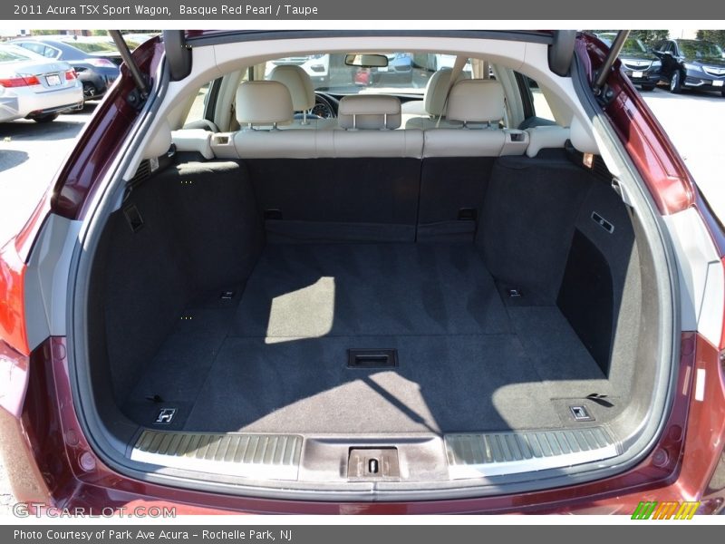 Basque Red Pearl / Taupe 2011 Acura TSX Sport Wagon