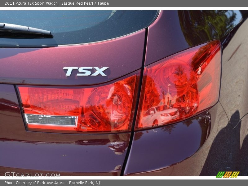 Basque Red Pearl / Taupe 2011 Acura TSX Sport Wagon