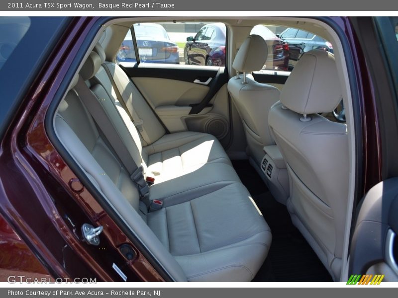 Basque Red Pearl / Taupe 2011 Acura TSX Sport Wagon