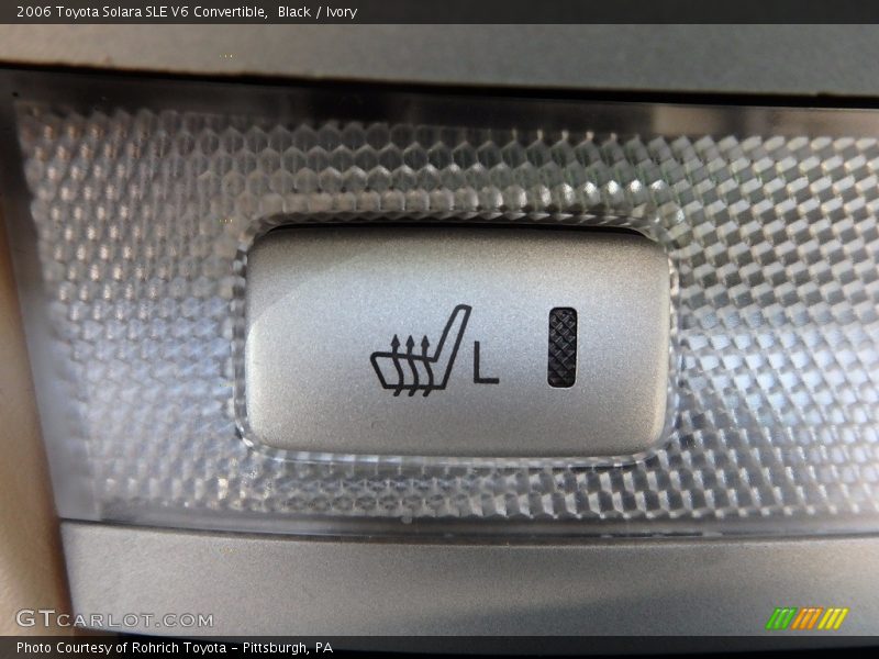 Black / Ivory 2006 Toyota Solara SLE V6 Convertible