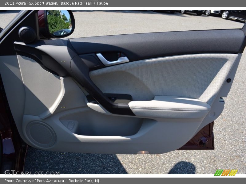 Basque Red Pearl / Taupe 2011 Acura TSX Sport Wagon
