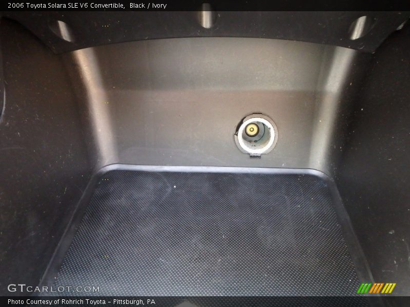 Black / Ivory 2006 Toyota Solara SLE V6 Convertible