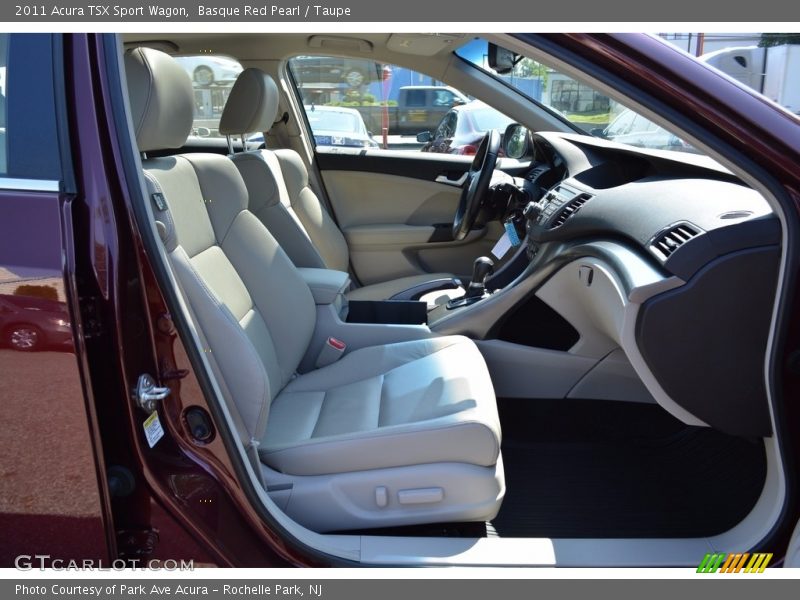 Basque Red Pearl / Taupe 2011 Acura TSX Sport Wagon