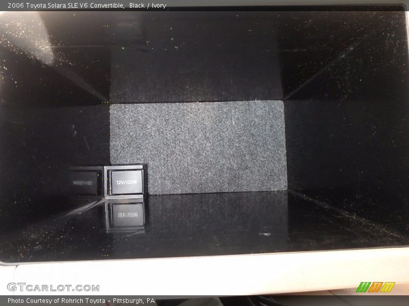 Black / Ivory 2006 Toyota Solara SLE V6 Convertible