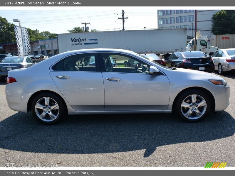 Silver Moon / Ebony 2012 Acura TSX Sedan