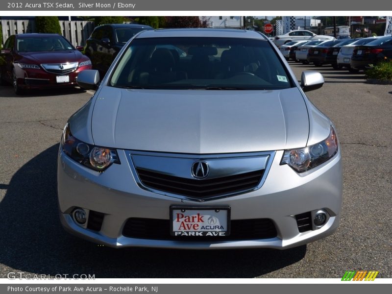 Silver Moon / Ebony 2012 Acura TSX Sedan