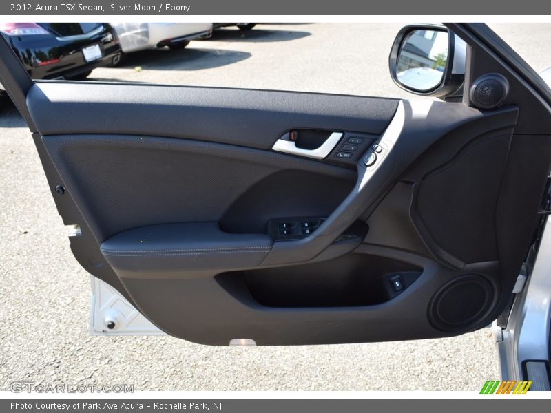 Silver Moon / Ebony 2012 Acura TSX Sedan