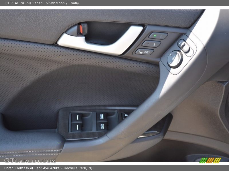 Silver Moon / Ebony 2012 Acura TSX Sedan