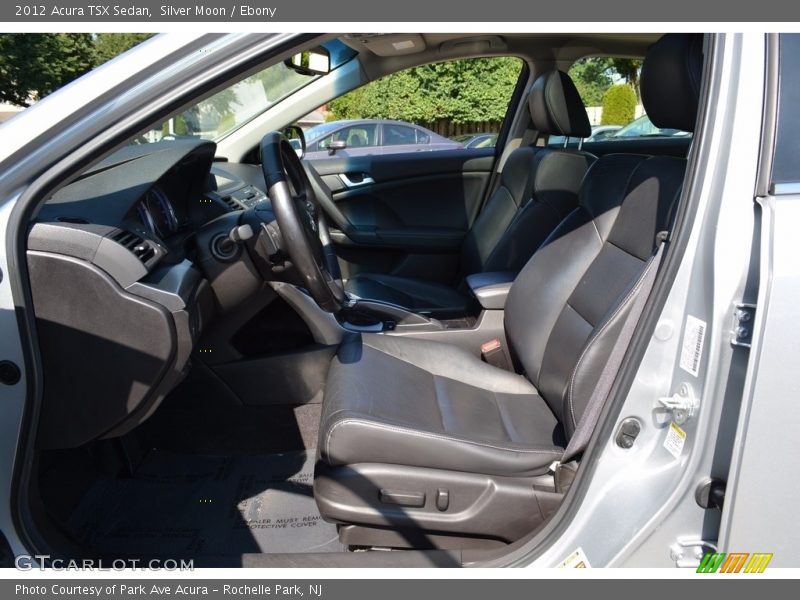 Silver Moon / Ebony 2012 Acura TSX Sedan