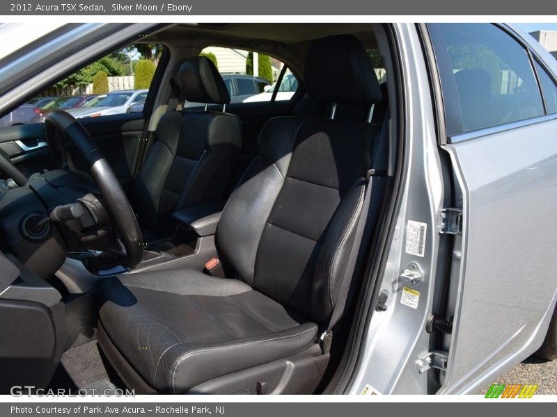 Silver Moon / Ebony 2012 Acura TSX Sedan